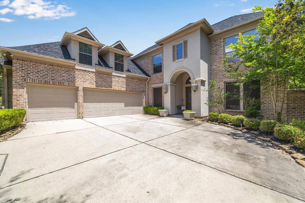 Home is nestled at the end of a private cul-de-sac with no back or side neighbors.