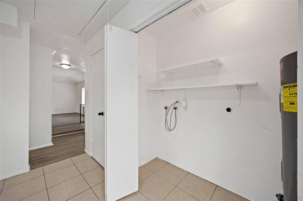 Laundry area