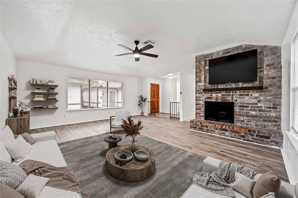 Living room -Virtually staged