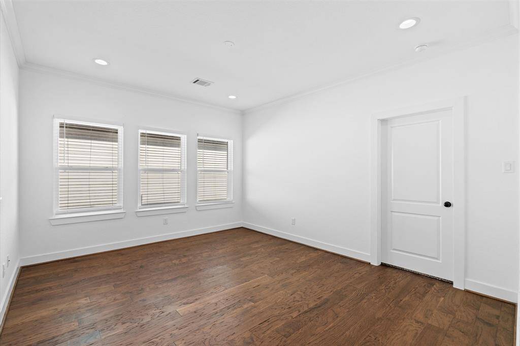 The flex space leads you into the primary bedroom and gives you the ability to make this area a work from home space, a dedicated hobby room, or an extension of the primary suite oasis that you create for yourself!