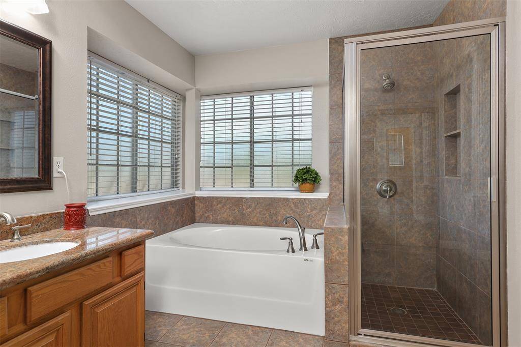 Separate Shower and Garden Tub