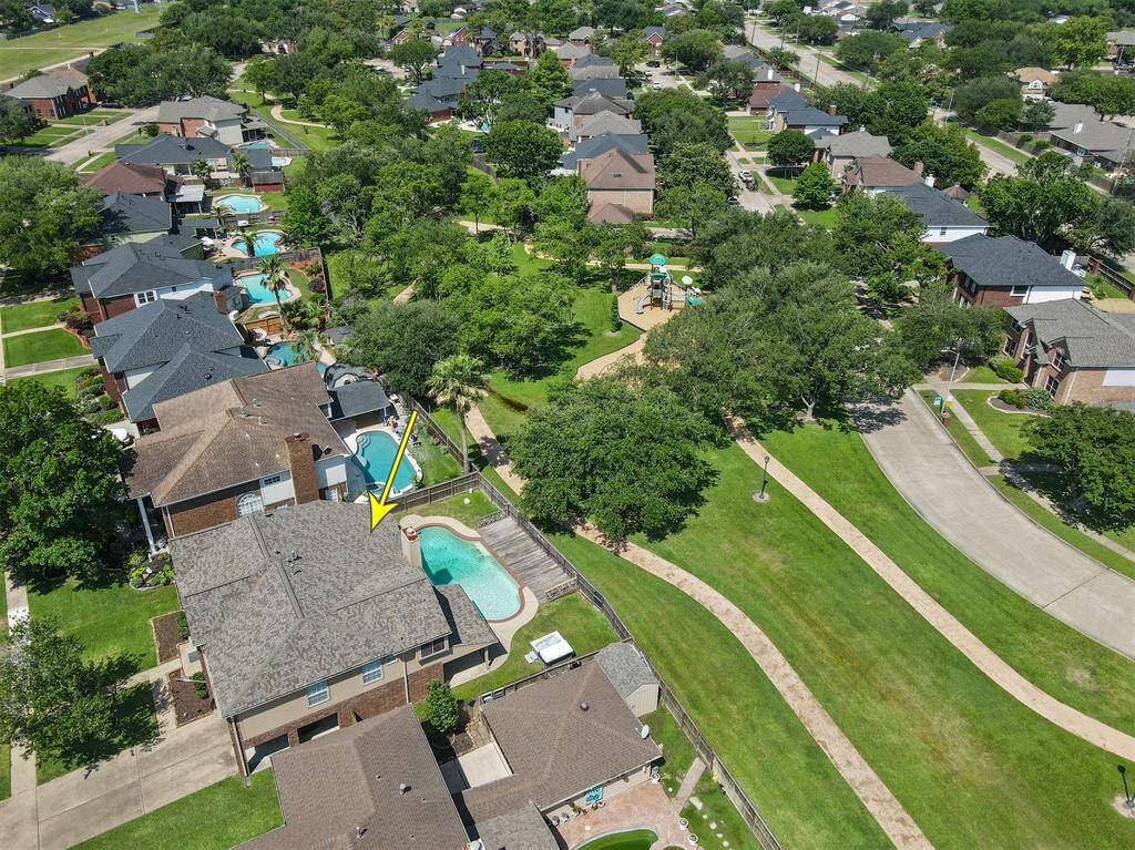 Neighborhood Walking Trail Behind House