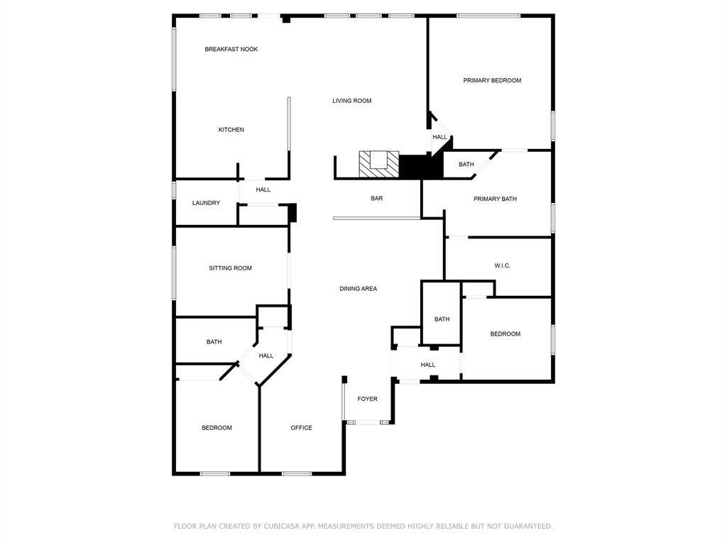 2D Floor plan.