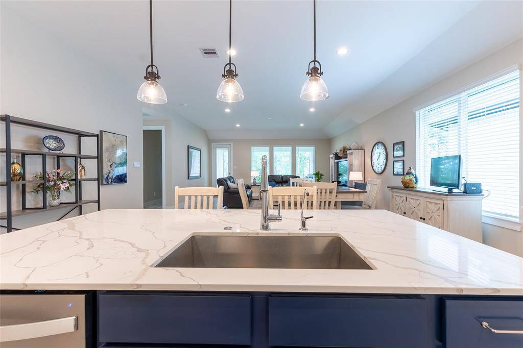 View of amazing chefs kitchen