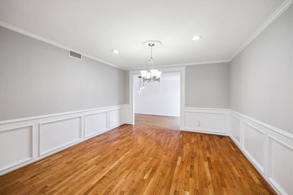 Formal dining room into the front large bonus room.