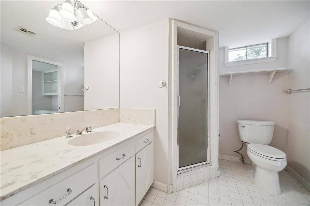 Ensuite bathroom for upstairs bedroom and loft area.