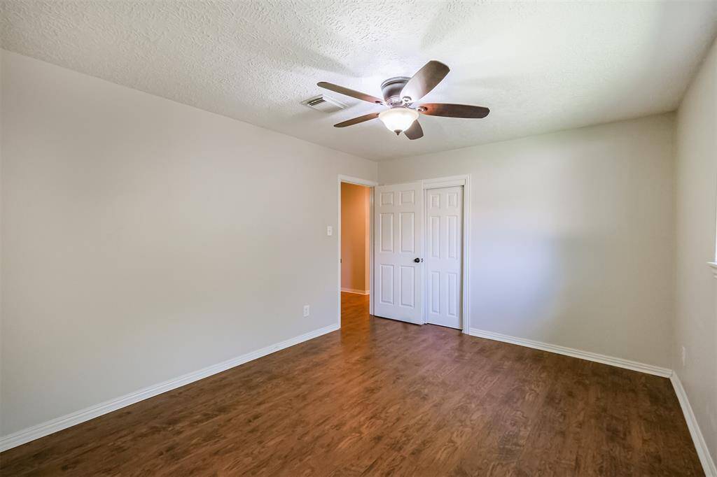 Another view of the oversized third bedroom.