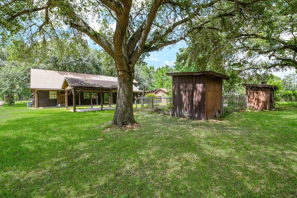 The well for the property is housed in one of these structures back by the pool.
