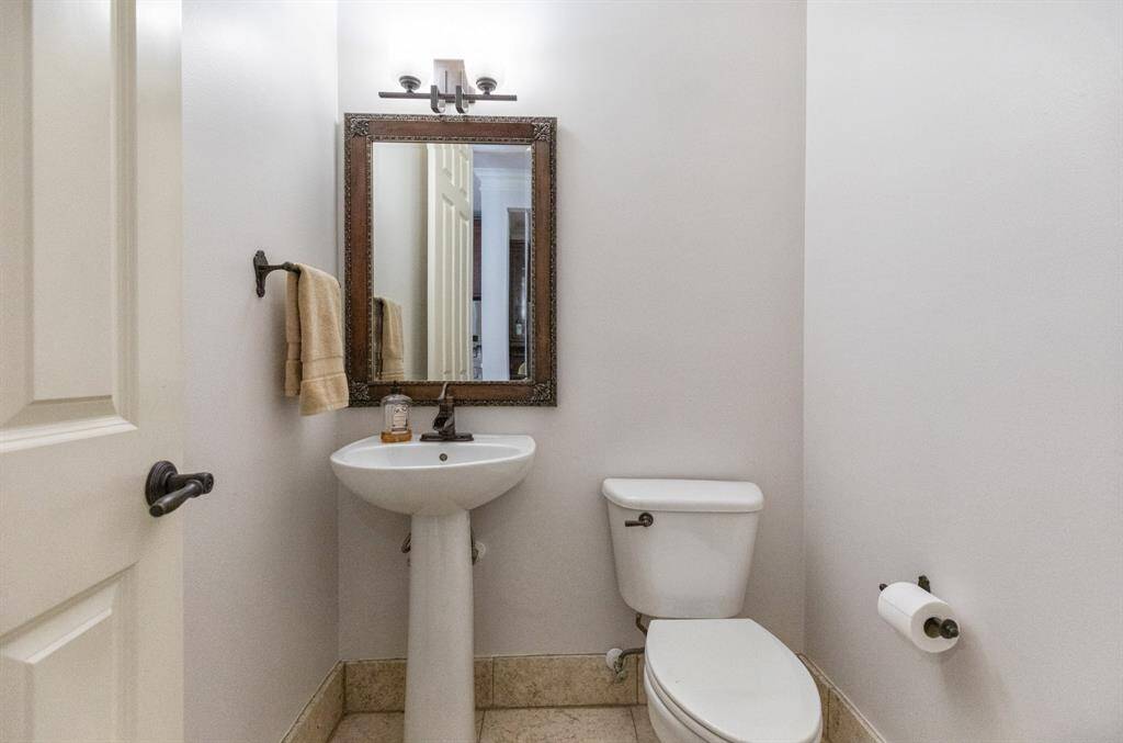 Half bath downstairs
