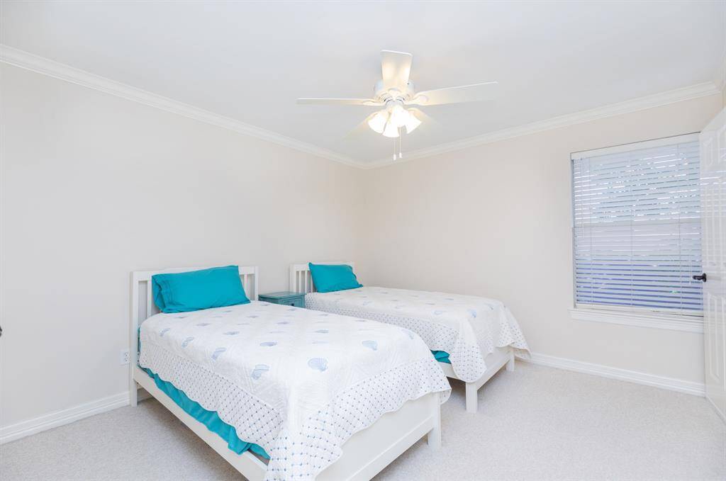 Secondary bedroom, as viewed from the upstairs hall