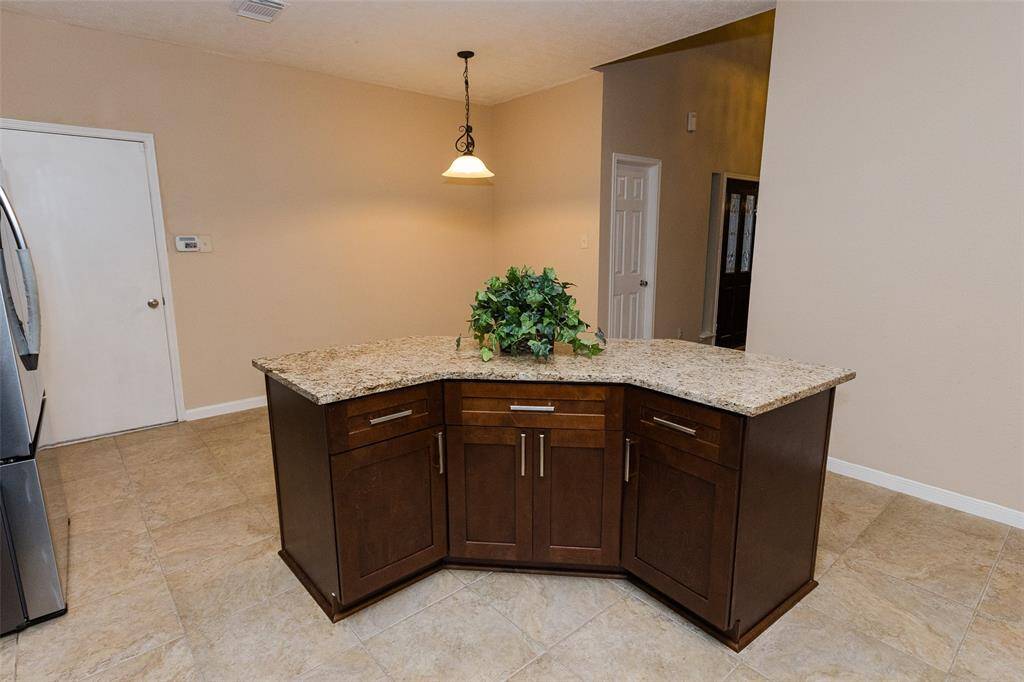 The Island looks out over the breakfast area!