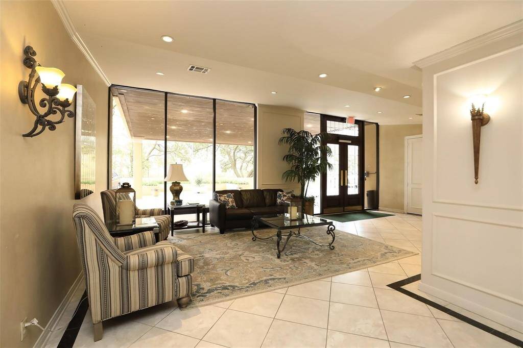 Another view of the lobby showing the main doors.