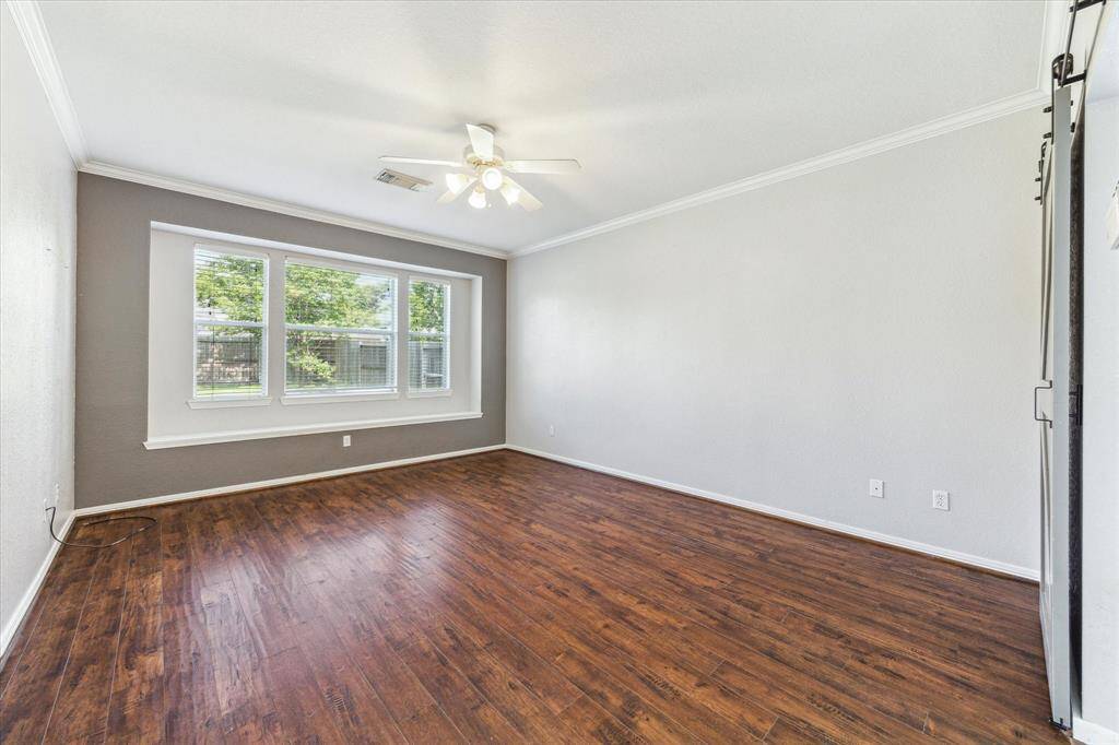 High Ceilings and ample natural light in the living area