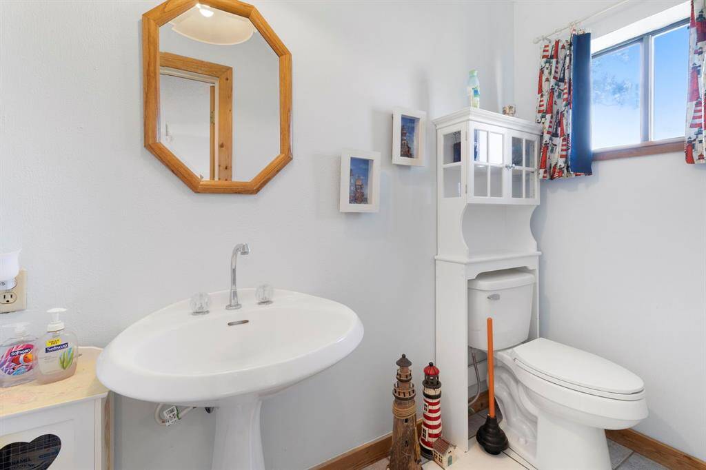 Half bathroom.