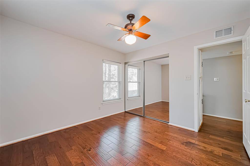 First Bedroom near the top of the stairs.