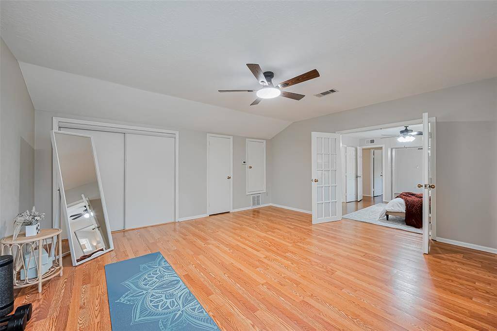 Large Bonus Room attached to the Primary Suite used as a workout room but could be an office or nursery.