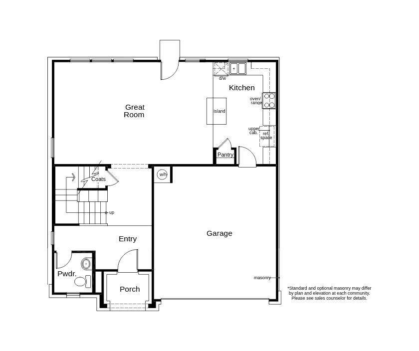 This floor plan features 3 bedrooms, 2 full baths, 1 half bath, and over 2,000 square feet of living space.