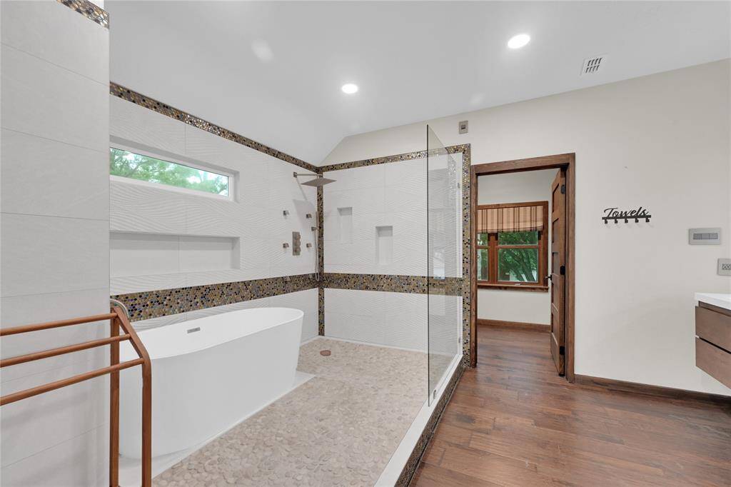Luxury bathroom experience with this remodeled look.