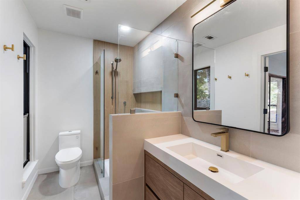 Primary bathroom.
