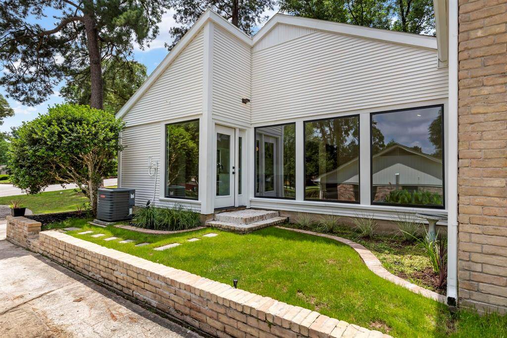 Beautiful exterior. Picture windows enhance the architectural lines.