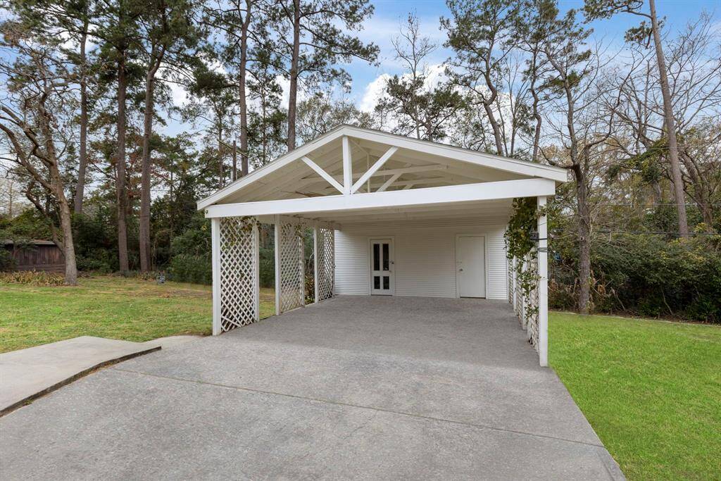 The carport sits on slab foundation. Call listing agent for quote on a garage conversion.
