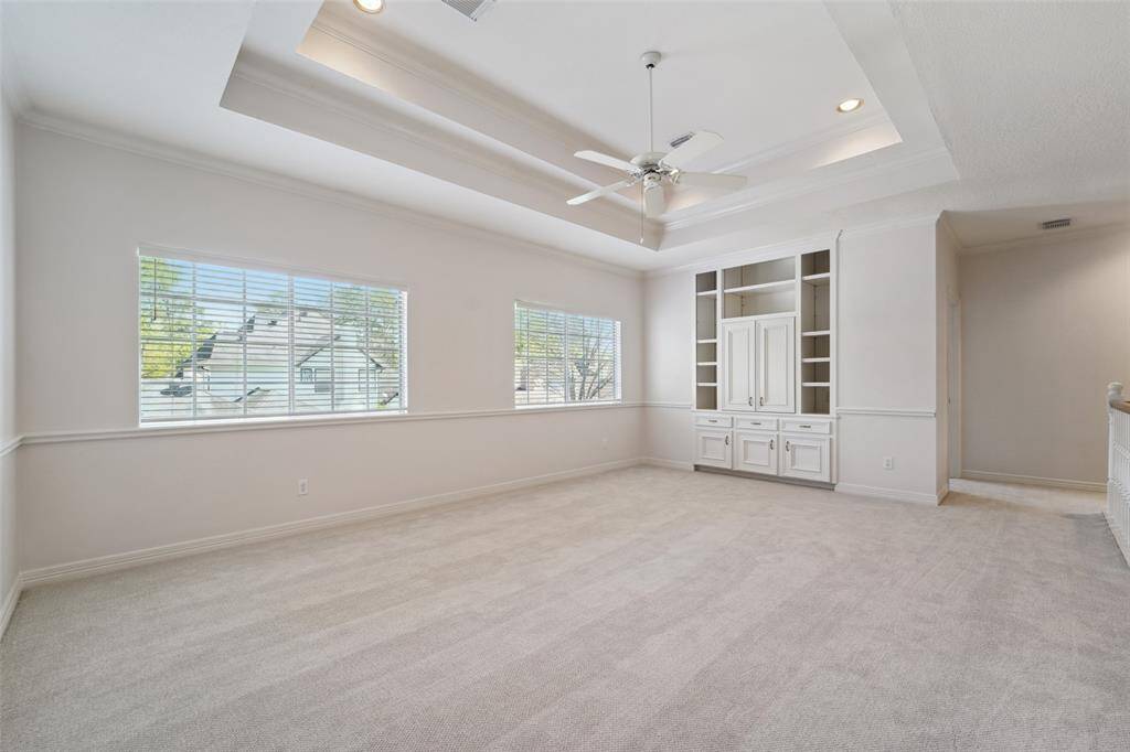 Upstairs game room