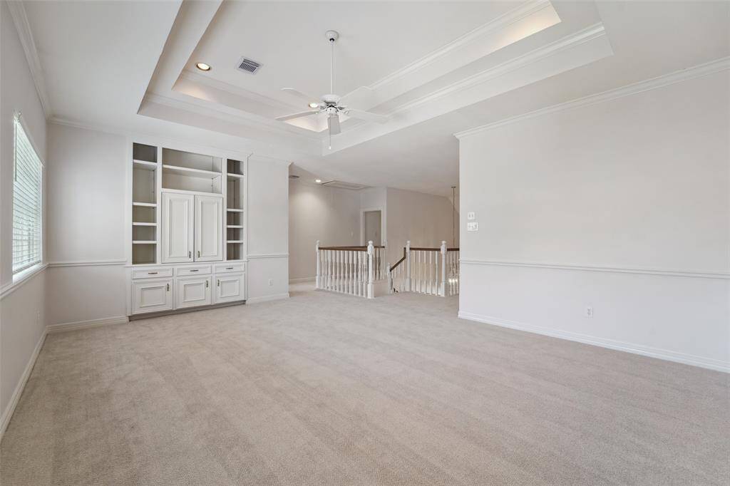 Upstairs game room