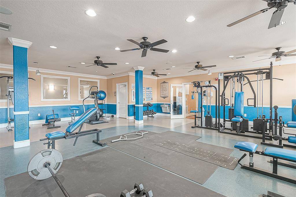 State of the art fitness center.