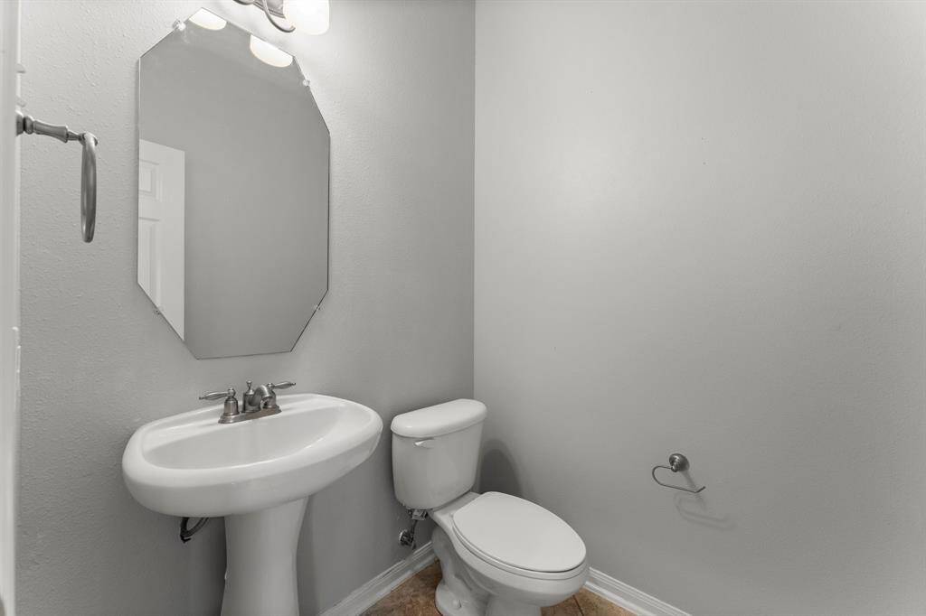 Downstairs powder room