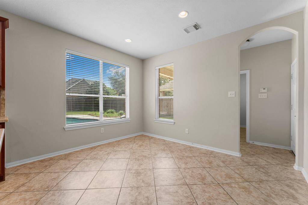 Views of the patio and pool