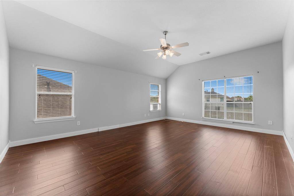 Sizable primary bedroom