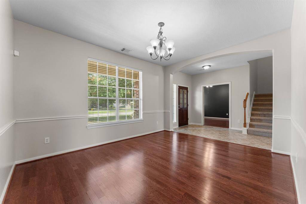 Entertain guests in the formal dining room