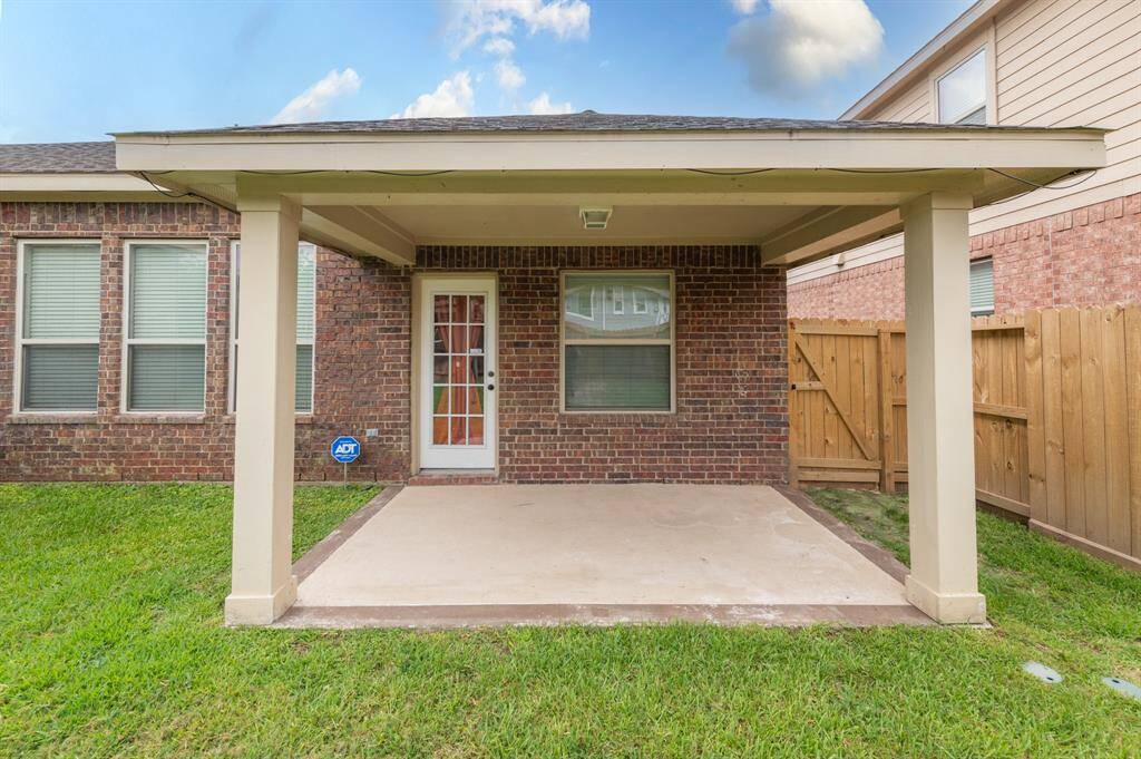 Covered patio