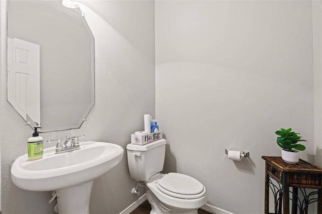 Half Bath on First Floor