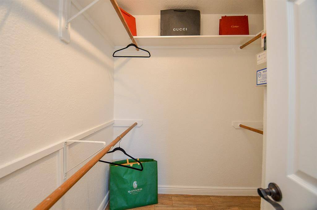 Second primary bedroom closet