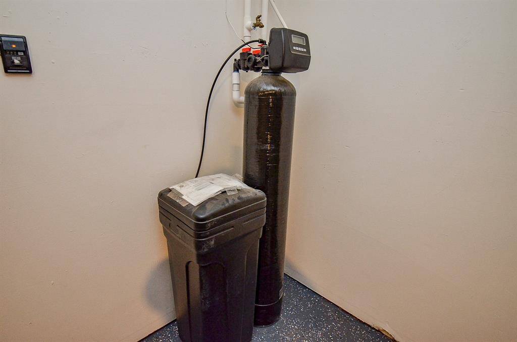 Water Softener in the garage