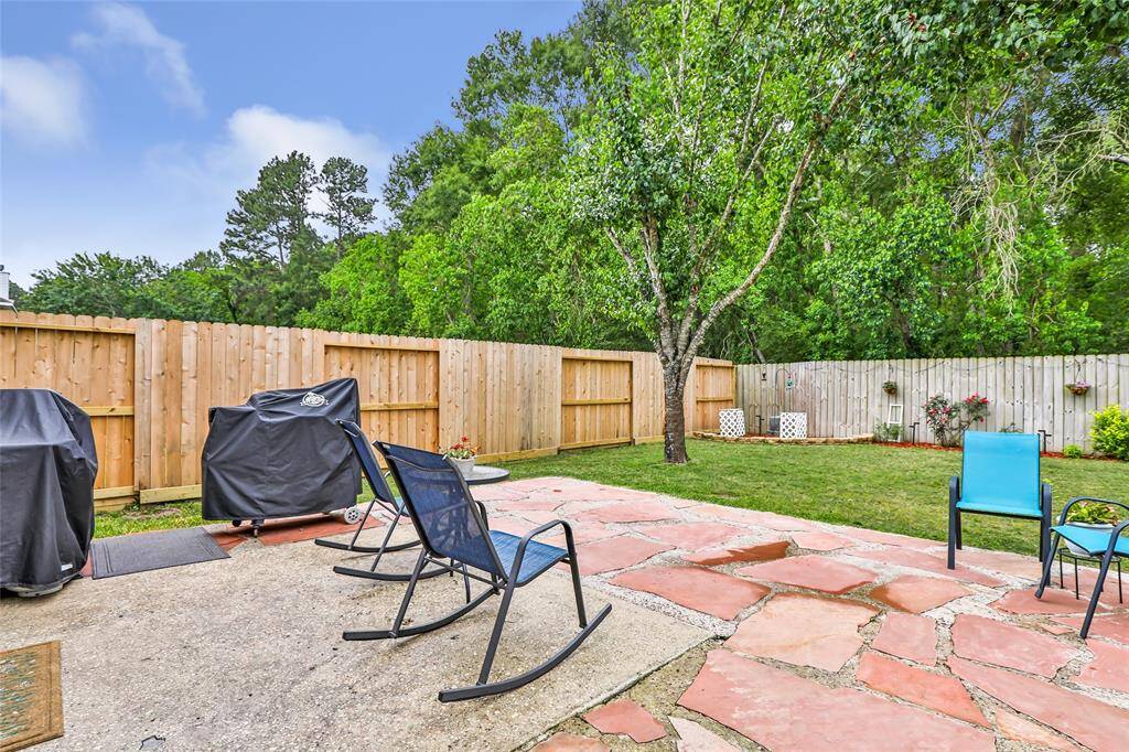 Spacious back patio to enjoy