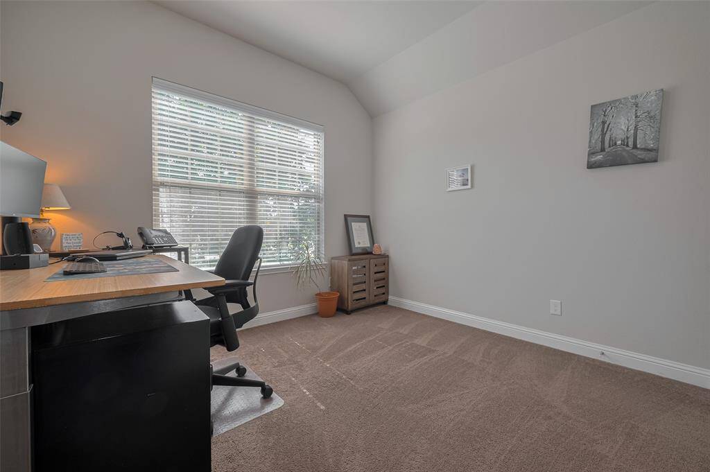 Bedroom one located in the front of the home