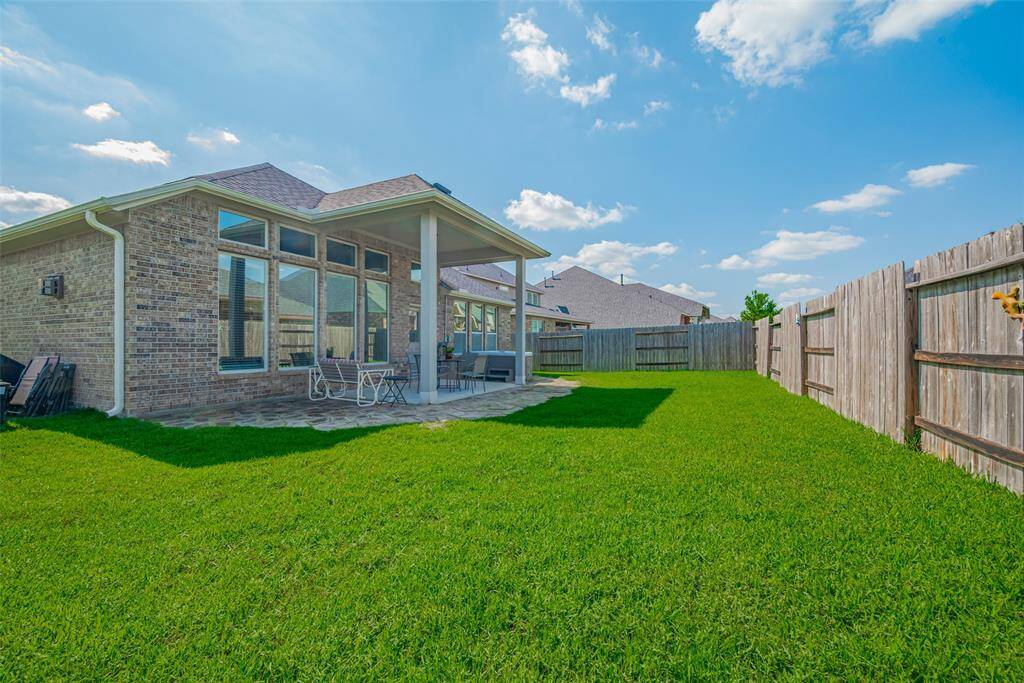 Large backyard space