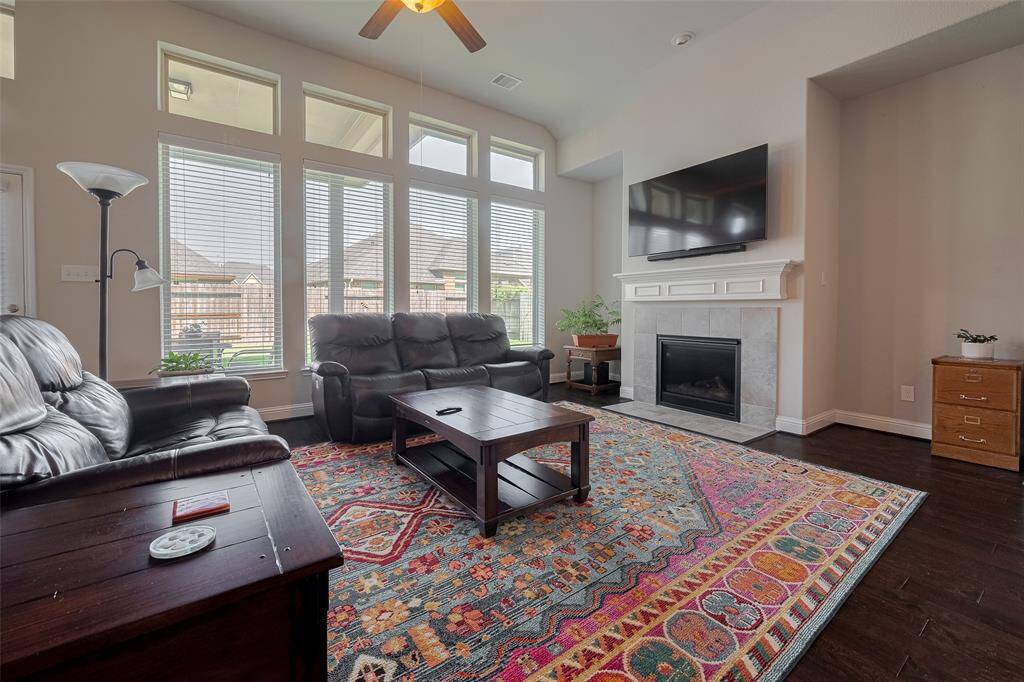 Bright and open dining and living areas