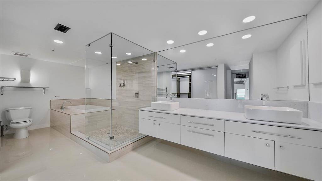 View of bathroom #1.