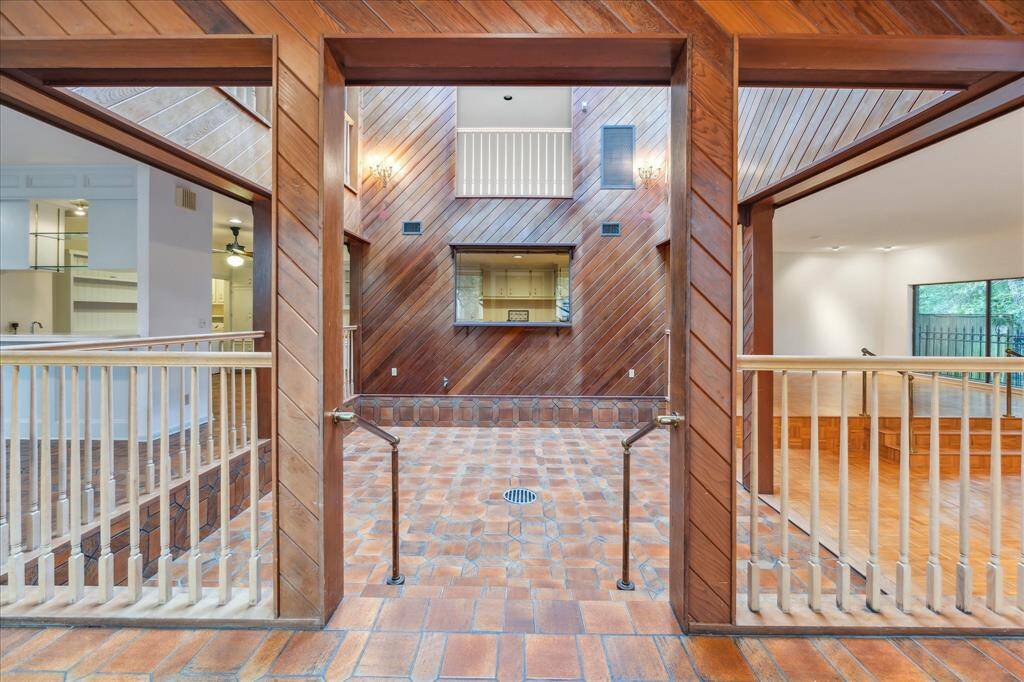 At the entrance is a light filled double height atrium.