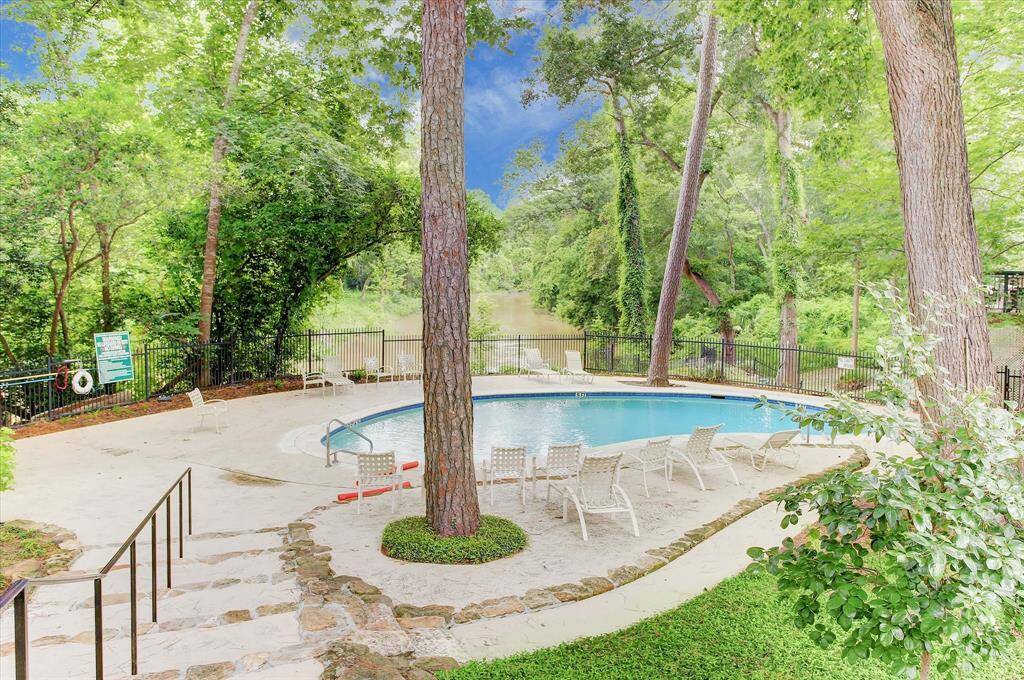 Community pool for cooling off on hot summer days.