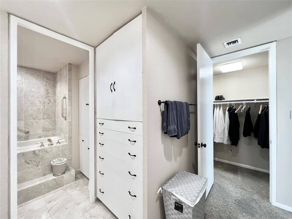 Primary bathroom/closet