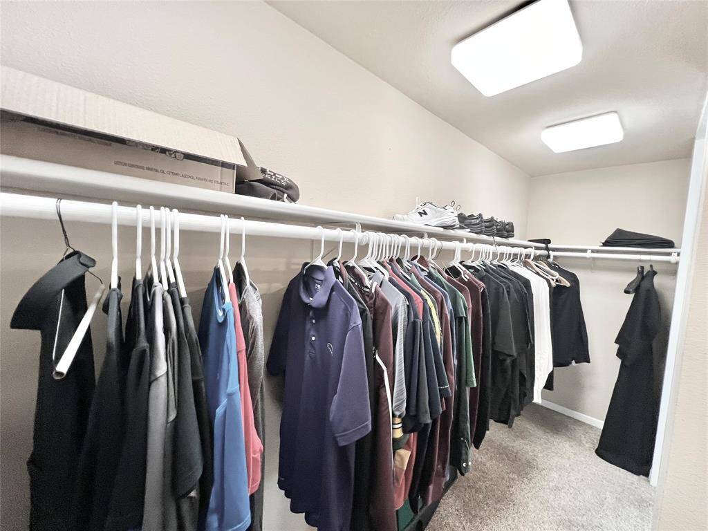 Primary closet
