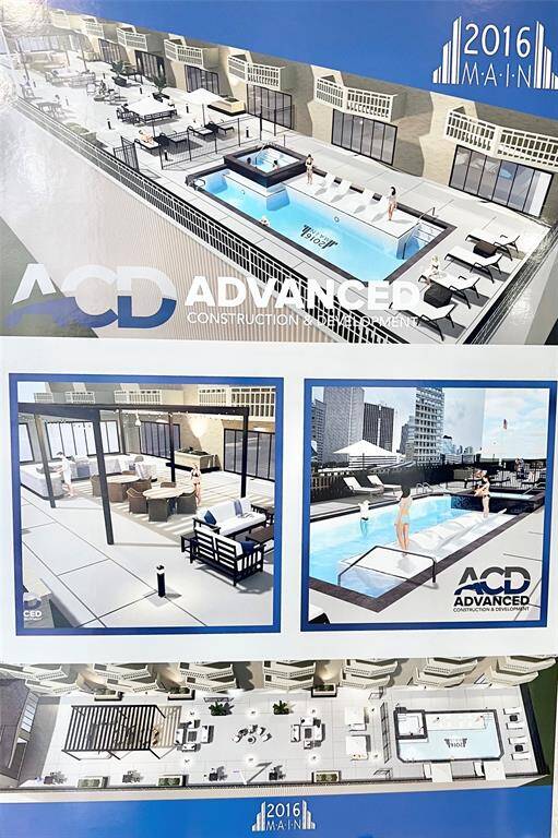 New pool deck under construction