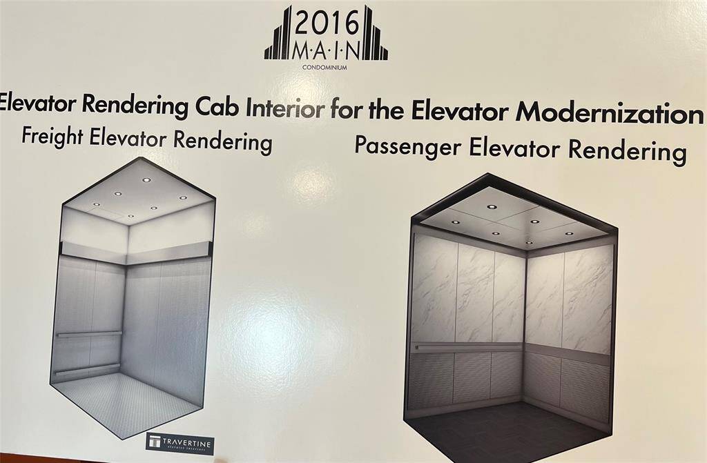 New elevators are being installed