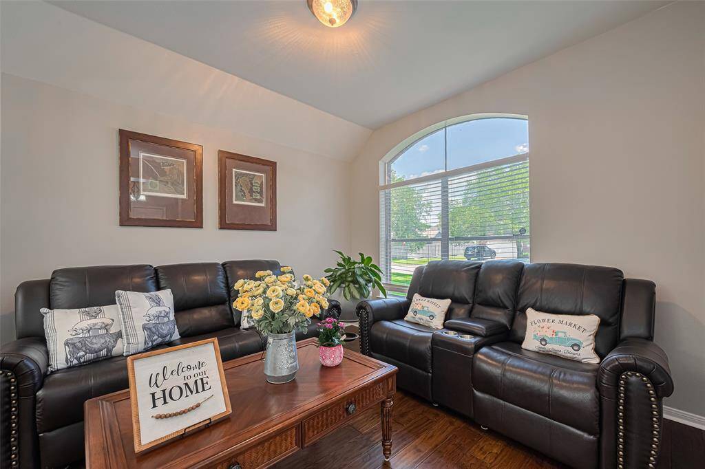 Formal living room in the front of the house
