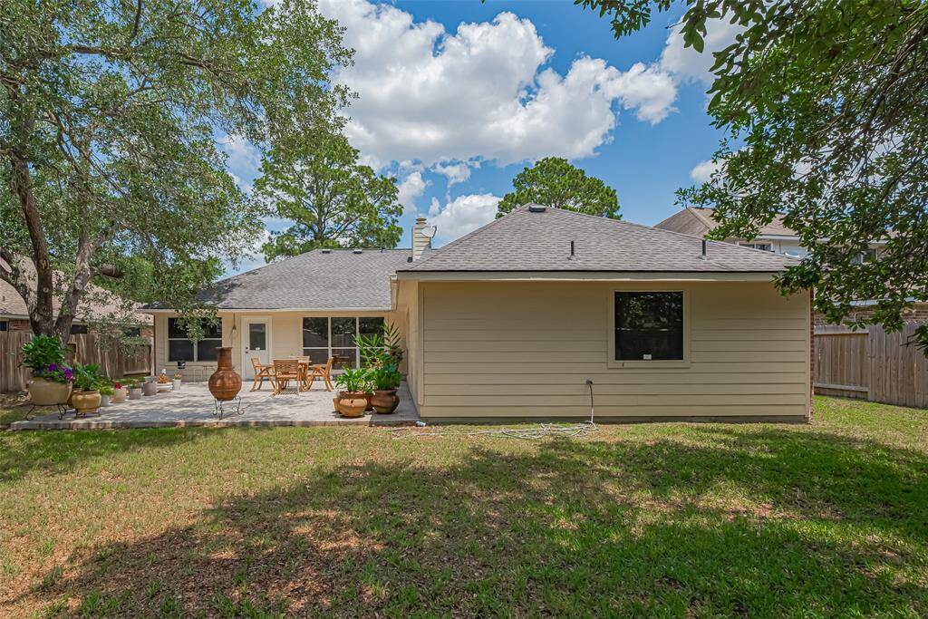 Additional view of the large backyard
