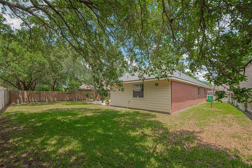 Additional view of the large backyard